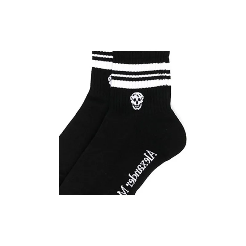 Alexander McQueen Logo Intarsia Socks-3