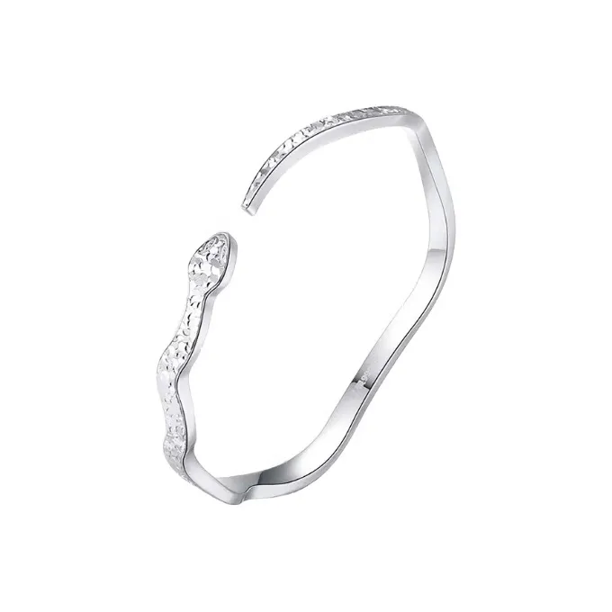 CHINA GOLD S999 Fine Silver Bangles Women's-0