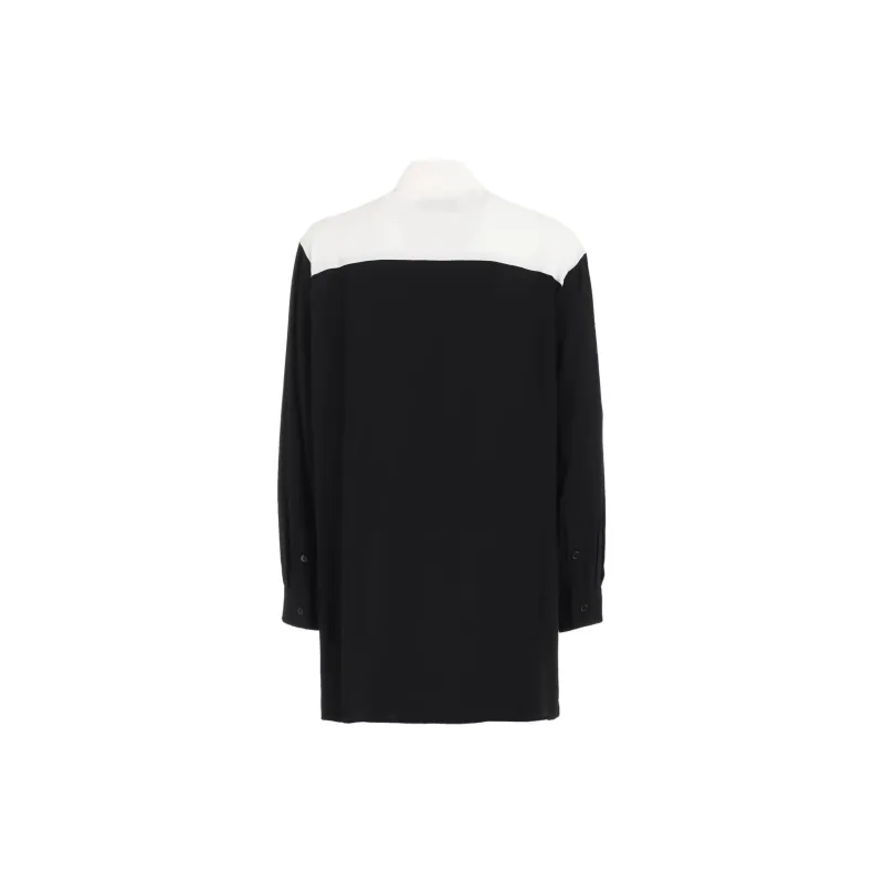Yohji Yamamoto Power Of The WHITE Shirt FW24 Shirt Men's Black White-1