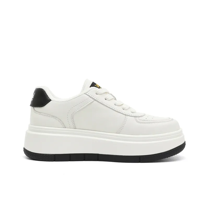 Lee Small White Shoes Low-Top Skateboard Shoes Women's-3