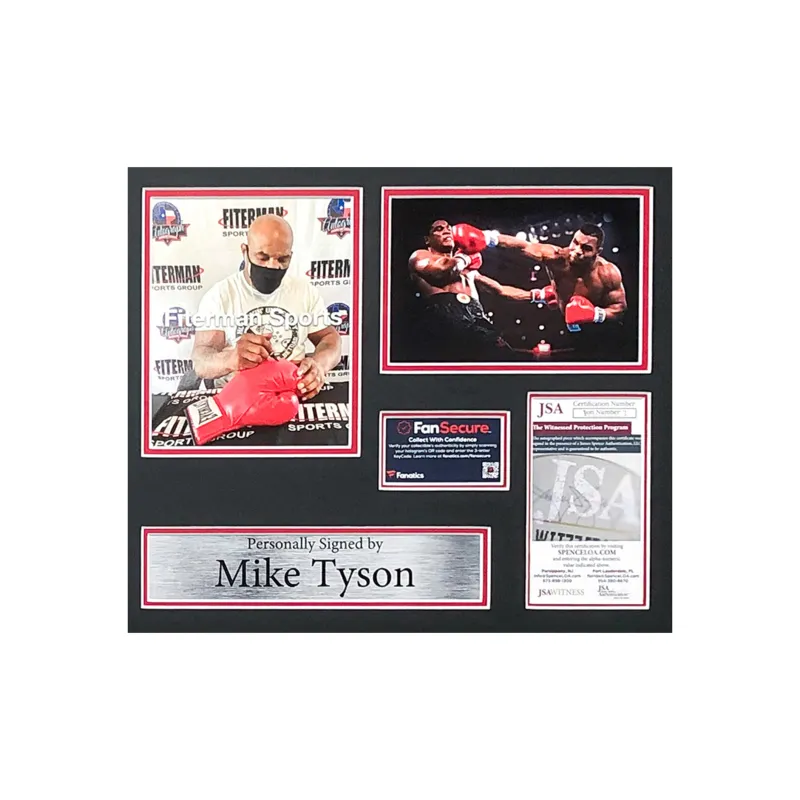 Huayitaojin Boxing Accessories JSA Fanatics Official Partner Certificate 89x43cm Unisex Red-3
