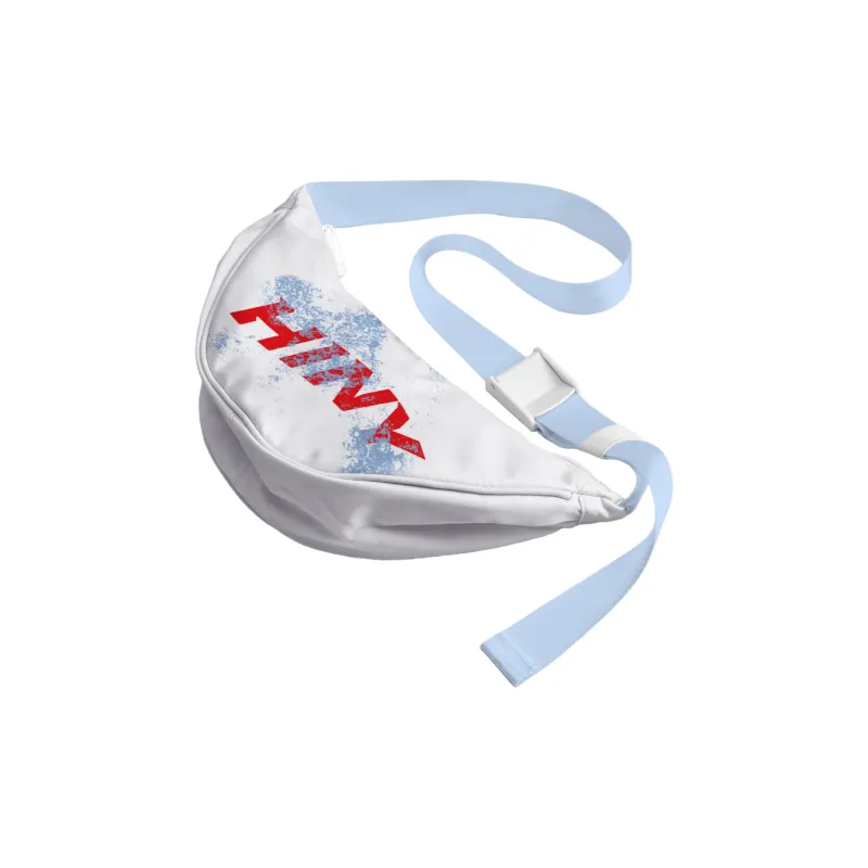 HINY Polyester One Shoulder Crossbody Bag Sling Bag Fanny Pack Regular Unisex White-6