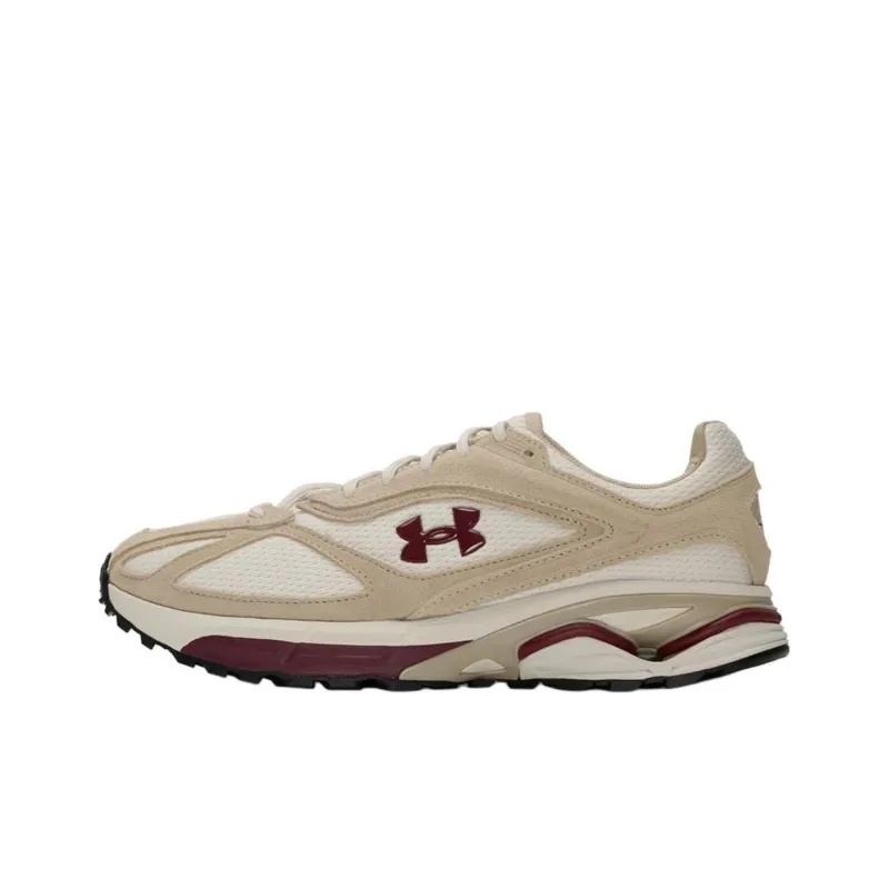 Under Armour HOVR Apparition Anti Slip Wear Resistant Low Top Casual Shoes Unisex Beige-0