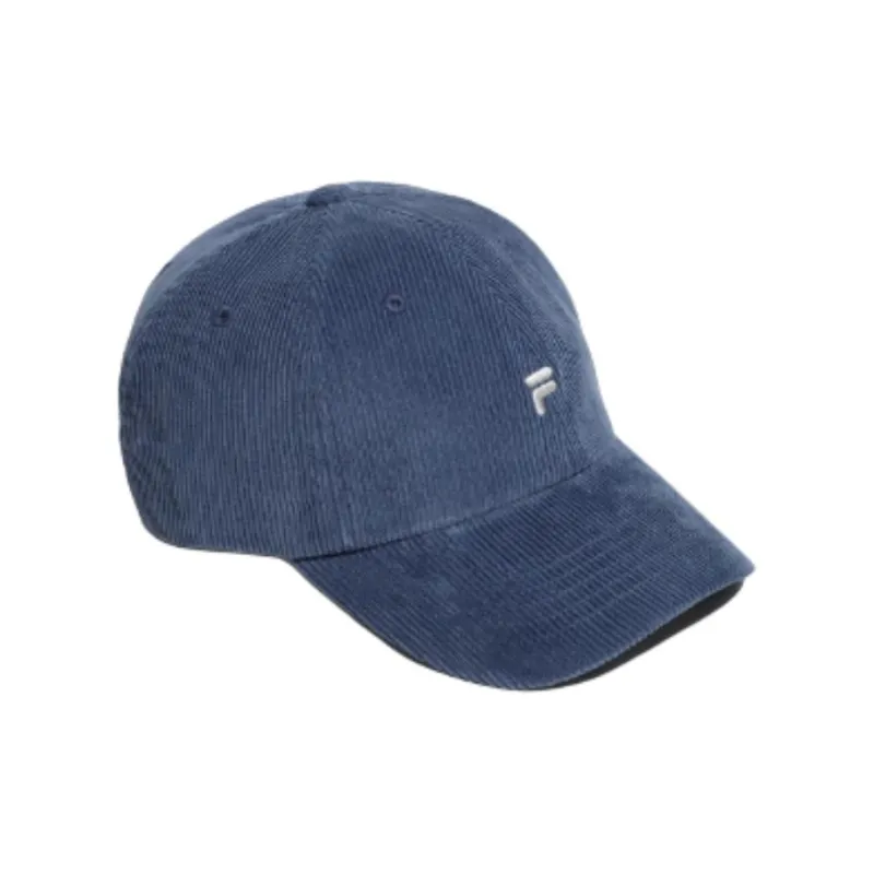 FILA Corduroy Baseball Caps Unisex Blue-3