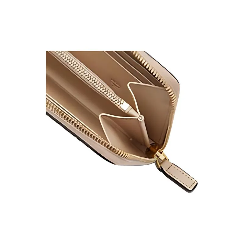 MCM Zip Around Wallet Visetos Large Beige-4