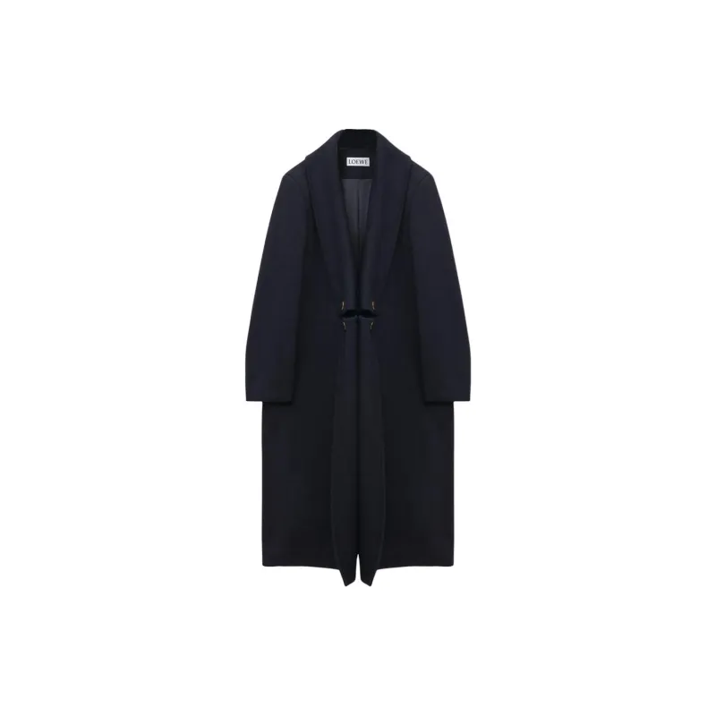 LOEWE SS25 Coat Men's Marine Blue-0