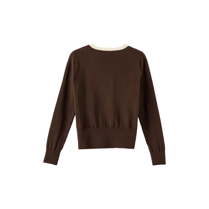 Late White Knitwear Women's Brown-2