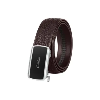 CATELLES Top Grain Cow Leather Leather Belts Men's 3.5cm