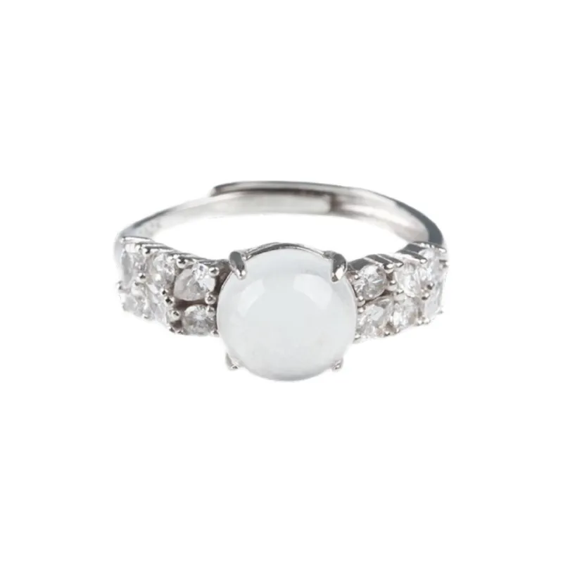 Oushuo Jewelry Tianshan Jade Rings Women's-0