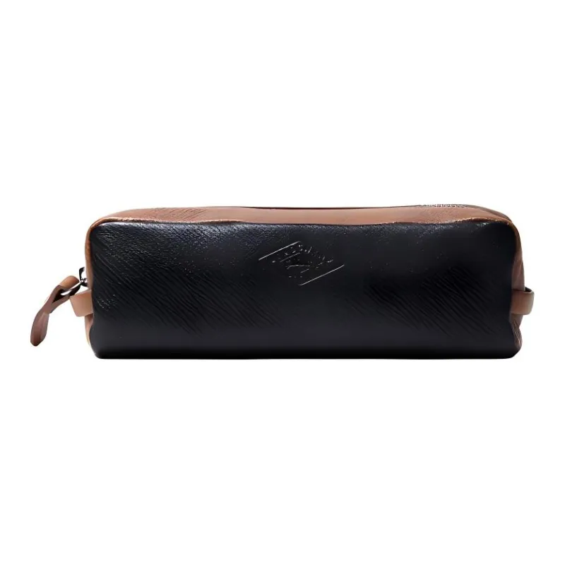 LONGCHAMP Leather Storage Bag Women's Black & Brown-0