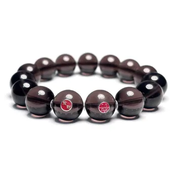 MOUNTAINS AND MANS Obsidian New Chinese Style Peaceful Auspicious Beaded Bracelet Men's