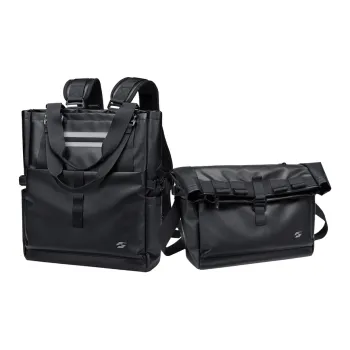 GOLF Fabric Multifunctional Backpack Regular Men's Black/Grey & White & Black