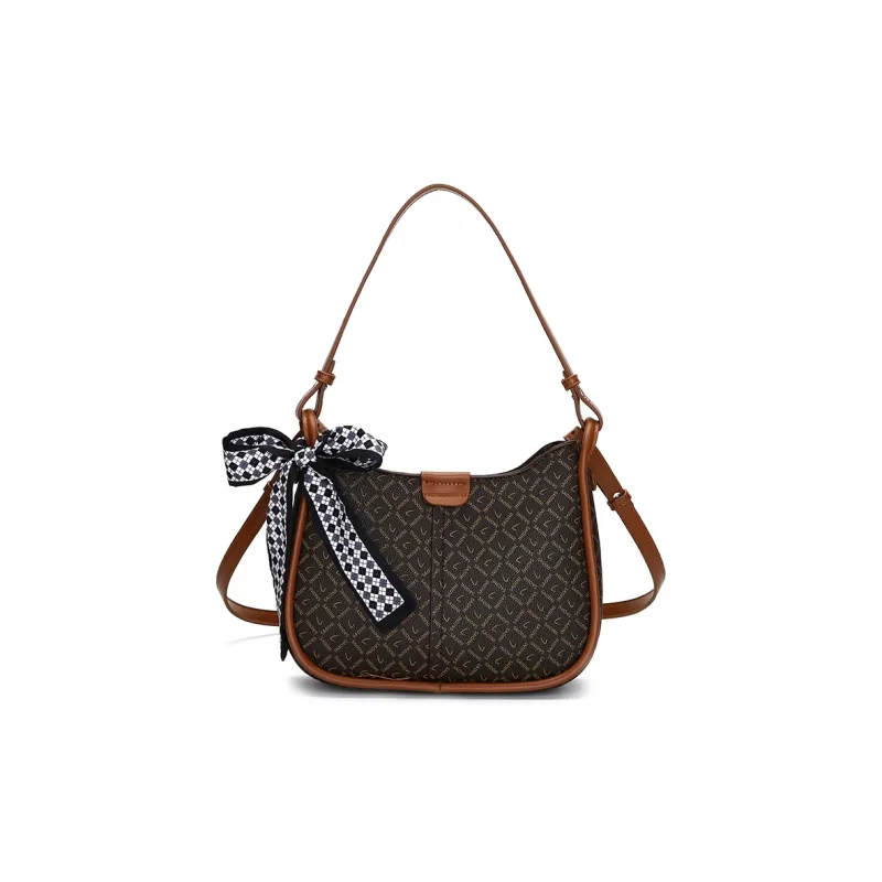 Meow in the grass Shoulder Bags-3