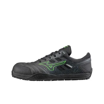 Mizuno Almighty Wear Resistant Low Top Casual Shoes Unisex Black Green
