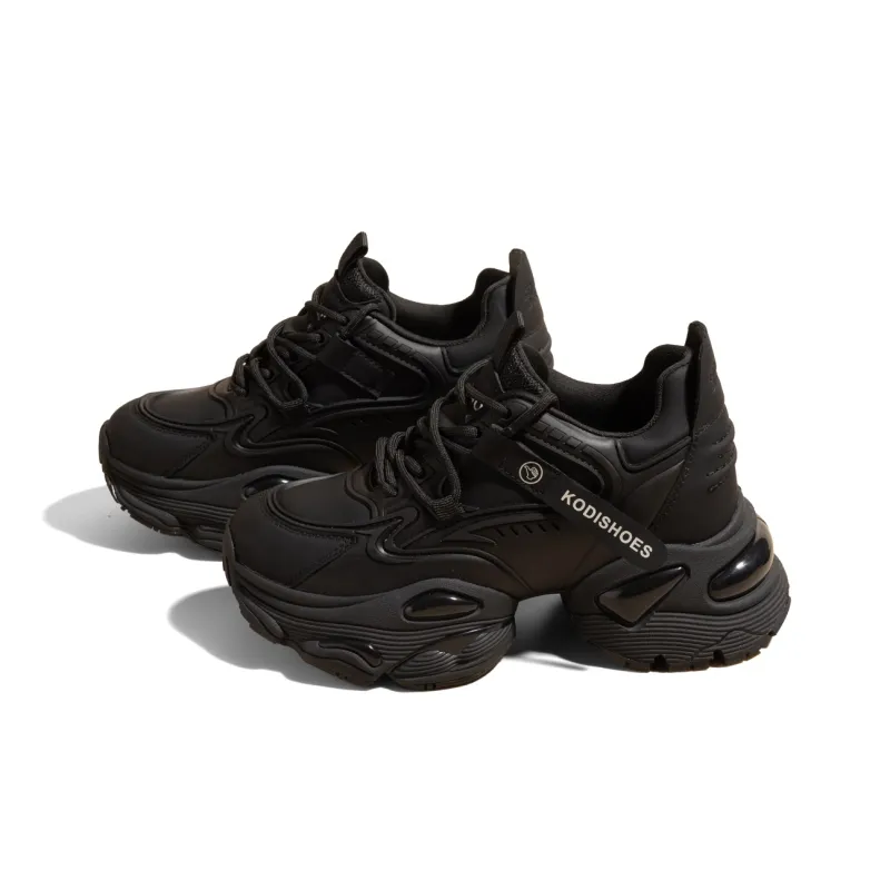 KODI Anti Slip And Wear Resistant Height Increasing Low Top Chunky Sneakers Women's-1