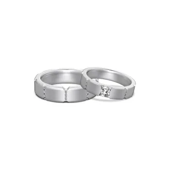 KAILEIFU 925 Sterling Silver Rings Unisex Silver