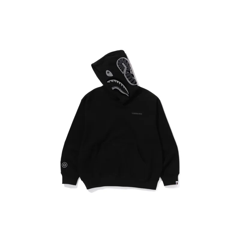 Bape Shark Logo Relaxed Fit Pullover Hoodie-1