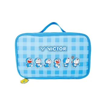 VICTOR Doraemon Collaboration PU Storage Handbag Unisex Blue