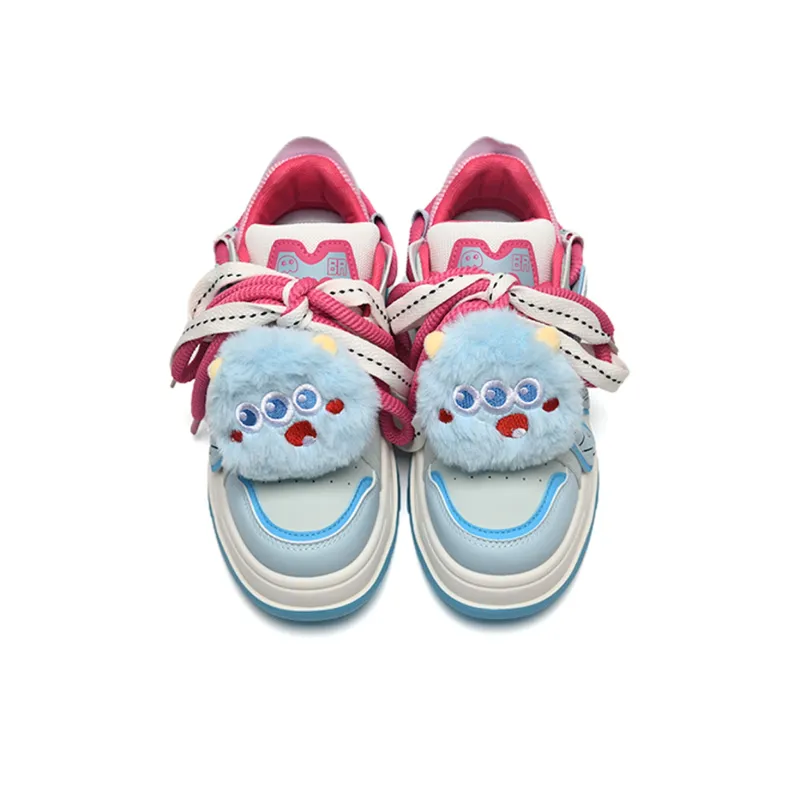 ABCIO Slip Resistant, Waterproof, Lightweight Support Low Top Skateboard Shoes Women's Ice Lake Blue-4