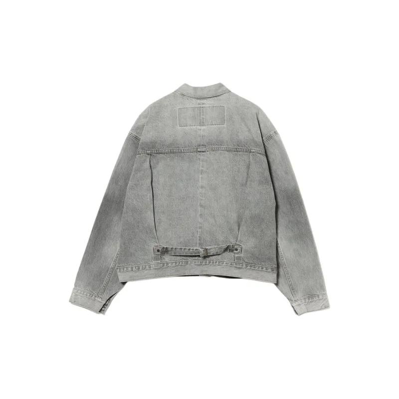 Levis Beams Collaboration Denim Jackets Men Gray-1