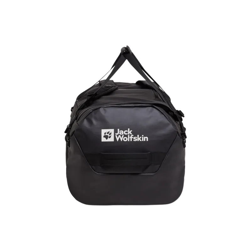 Jack Wolfskin Polyester One Shoulder Crossbody Double Shoulder Travel Bag 100L Unisex Black-5