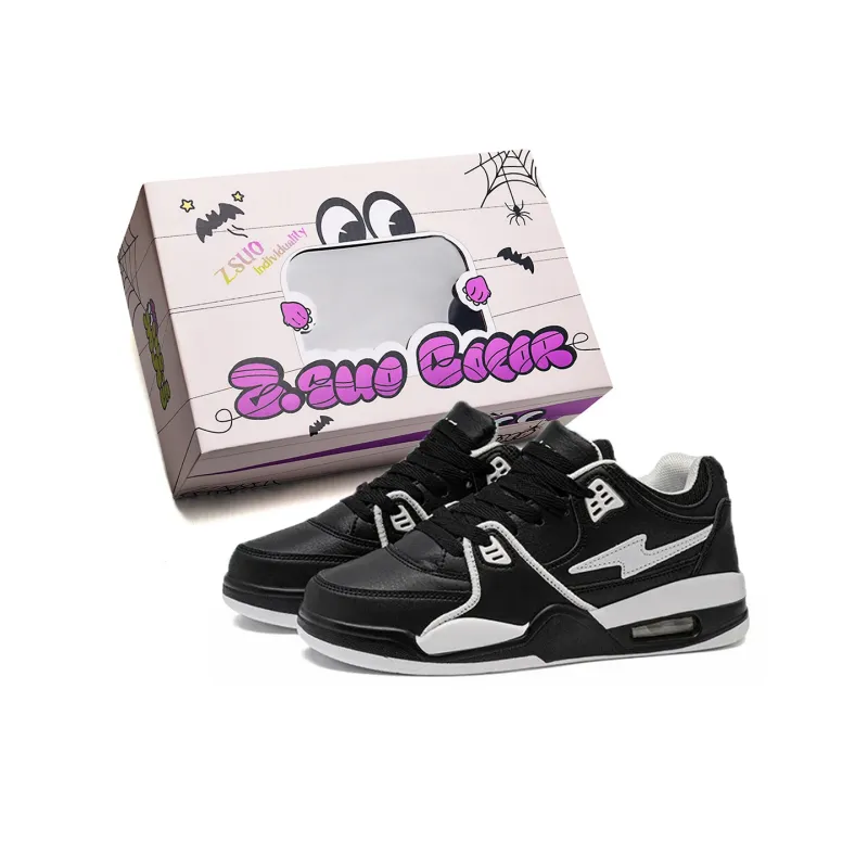 Z.SUO Slip-Resistant Lightweight Breathable Height Increasing Low-Top Skateboard Shoes Unisex-31