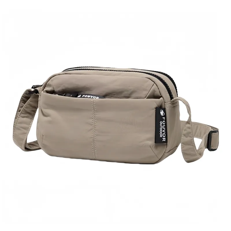 FOUVOR Nylon Fabric Shoulder Bag Unisex Multicolor-0