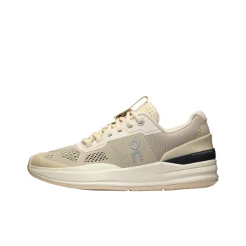 On The Roger Pro Anti Slip Wear Resistant Low Top Tennis Shoes Women's Beige Yellow