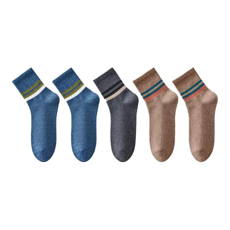 MIIOW Mid Calf Socks Men's 5 Pack-5