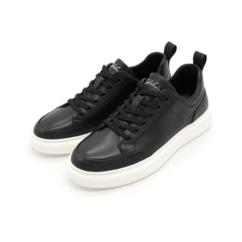 Satchi Low Top Skateboard Shoes Men's Black-2