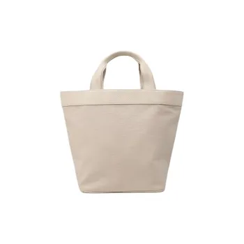 NOTHING WRITTEN Cotton Tote Bag, Shopping Bag, Handbag Small Size Women's Natural