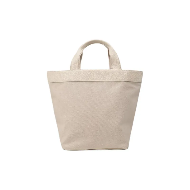 NOTHING WRITTEN Cotton Tote Bag, Shopping Bag, Handbag Small Size Women's Natural-0