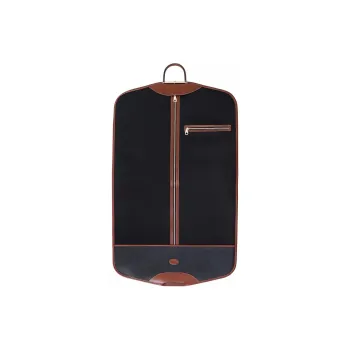 Mulberry PVC With Calfskin Suit Bag Storage Bag Unisex Black