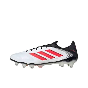 Adidas Copa Pure 3 FG Rubber Long Studs Anti Slip Wear Resistant Soccer Shoes Unisex White Red Black