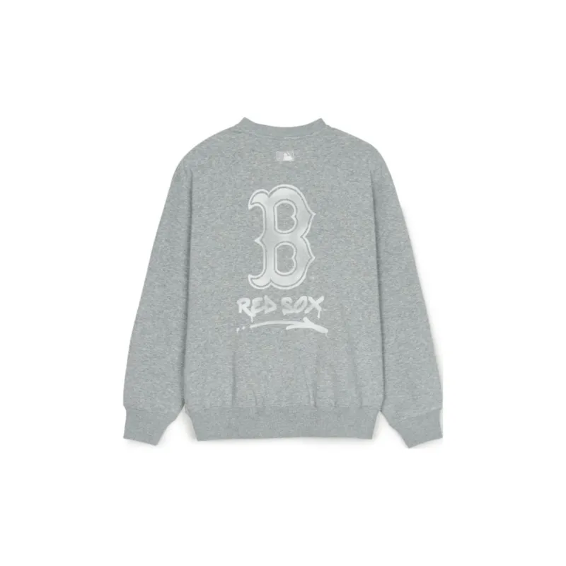 MLB Boston Red Sox RED SOX Sweatshirt Unisex Gray-1