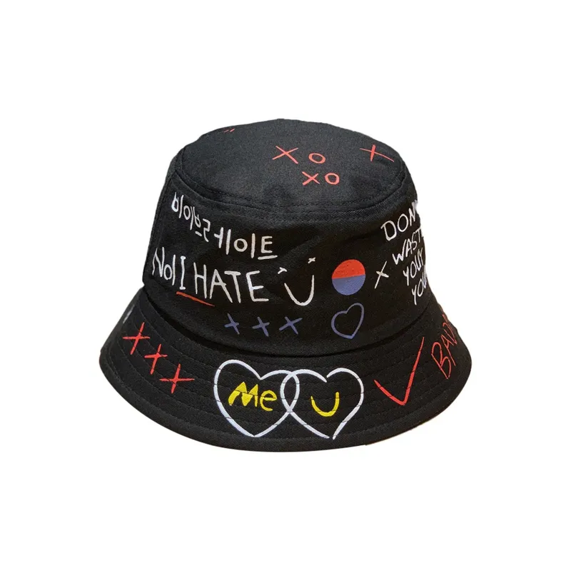 Yi Bu Kang Polyester Bucket Hats Unisex-4