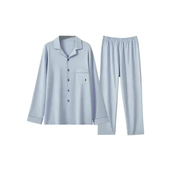 H YXIANG Pajama Set Men's Sky Blue