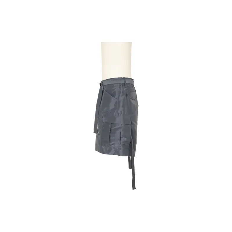 Sacai Belted Cargo Shorts-3