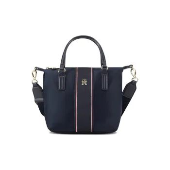 Tommy Hilfiger Polyamide Handbag Tubas Women's Navy Blue/White