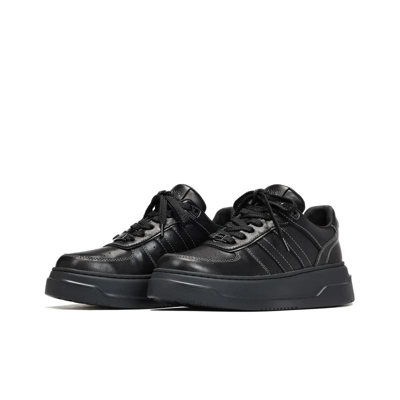 UanDi Slip Resistant Lightweight Height Increasing Low Top Skateboard Shoes Women's-6