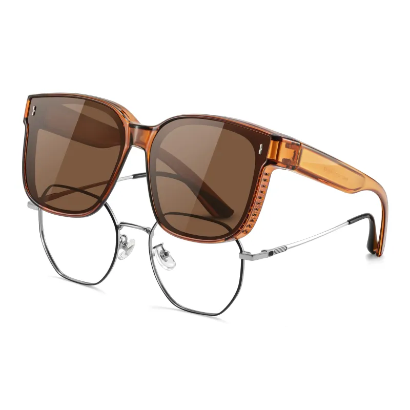 LASHION TR/Memory Plastic Square Sunglasses Unisex-0