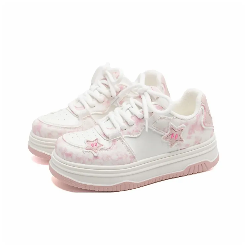 OAOQ Wear-Resistant Lightweight Height Increasing Low-Top Skateboard Shoes Unisex-4