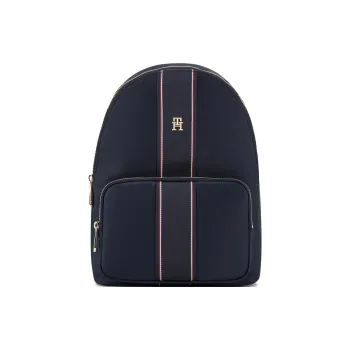 Tommy Hilfiger Polyamide Backpack Large Size Women's Navy Blue