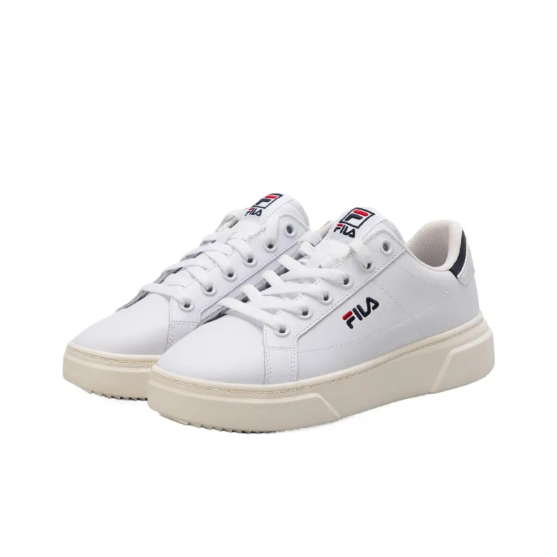 FILA Court Plumpy Slip Resistant Low Top Skateboard Shoes Women's White-2