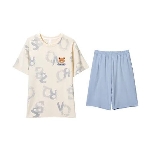 DAERLI Pajama Set Men's Apricot