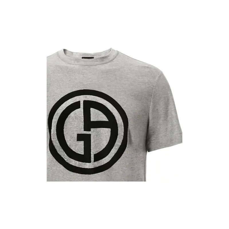 GIORGIO ARMANI T Shirts Men Gray-4