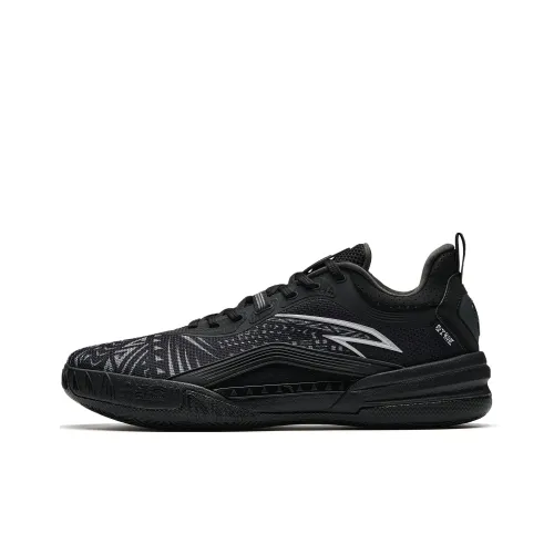 Anta KAI 1 TEAM Low Top Basketball Shoes Men's Black Gray