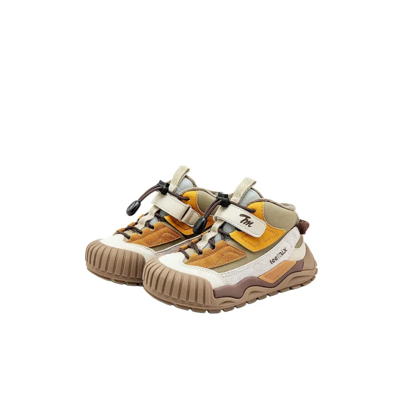 Teenmix Anti Slip Wear Resistant Low Top Kids Lifestyle Shoes Olive Green/Ochre Yellow Kids'-2