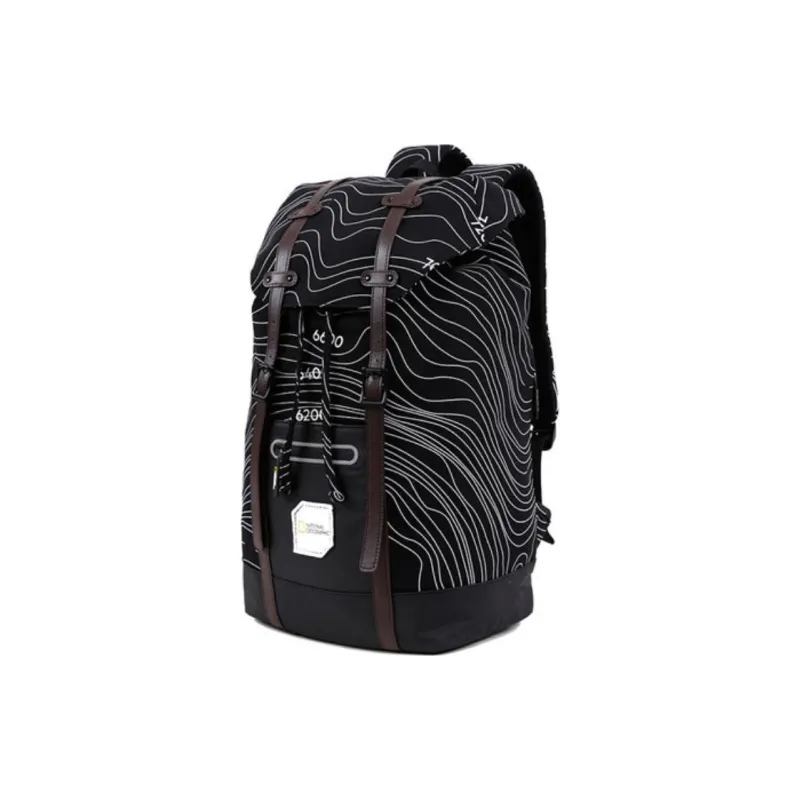 NATIONAL GEOGRAPHIC Fabric Backpack Regular Unisex White/Black-2