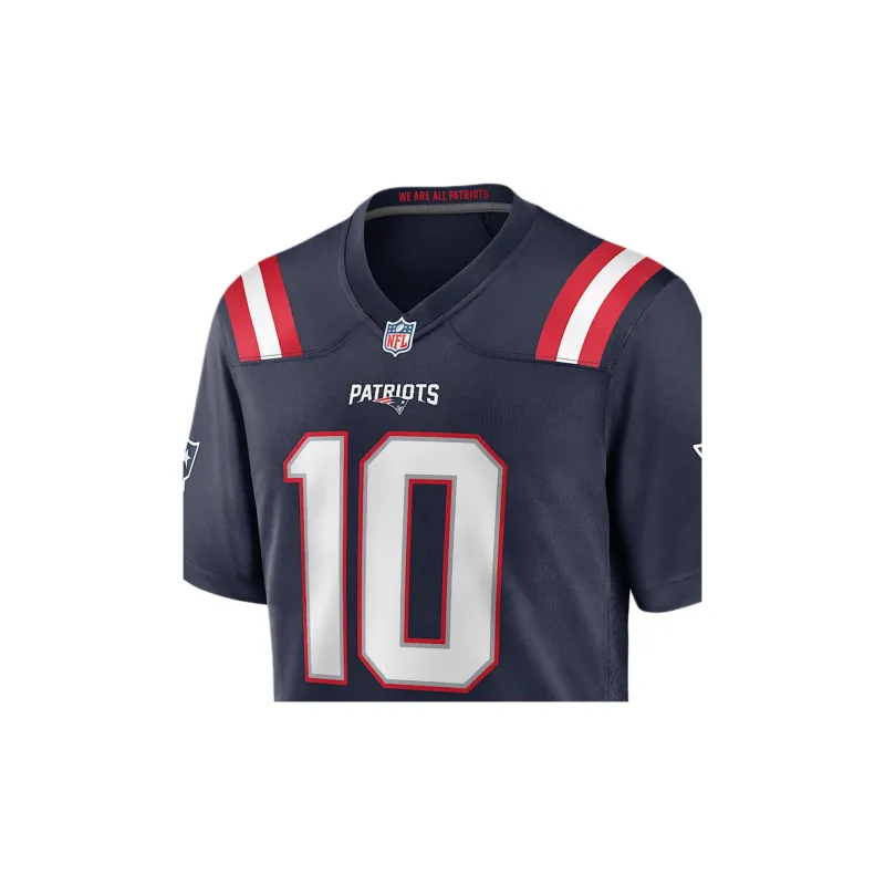 Nike Drake Maye New England Patriots Men's Nike Dri FIT Nfl Legend Jersey-2